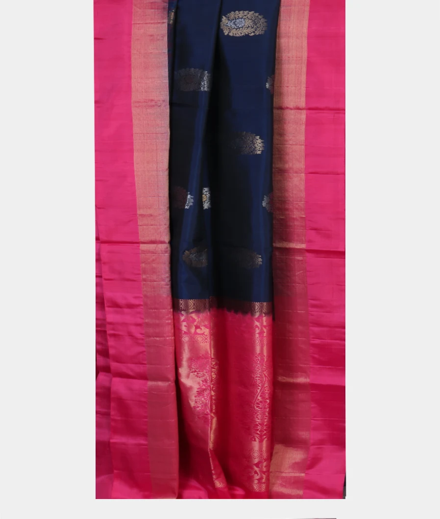 Blue Soft Silk Saree T3898162
