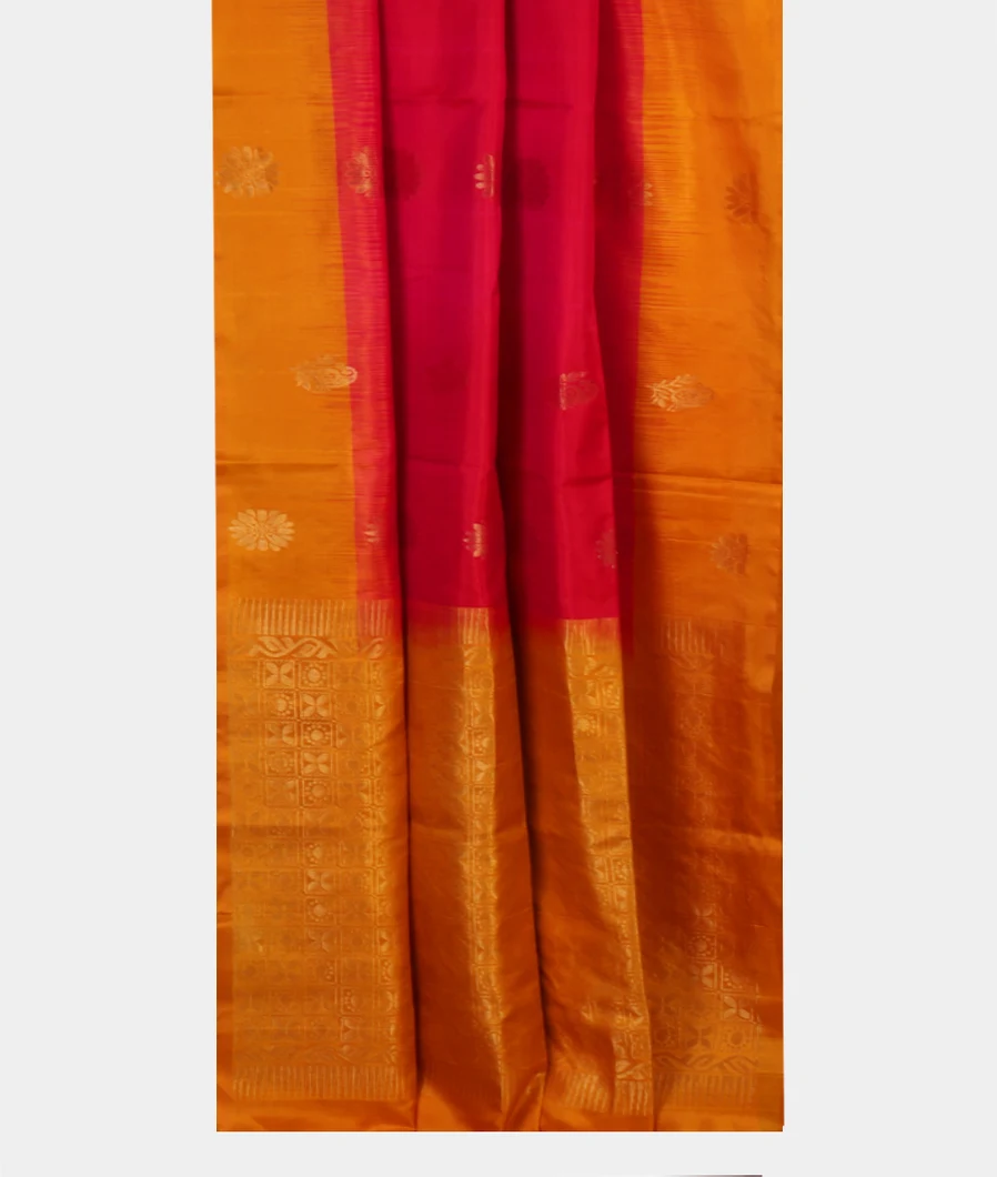 Red Soft Silk Saree T3895362