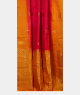 Red Soft Silk Saree T3895362