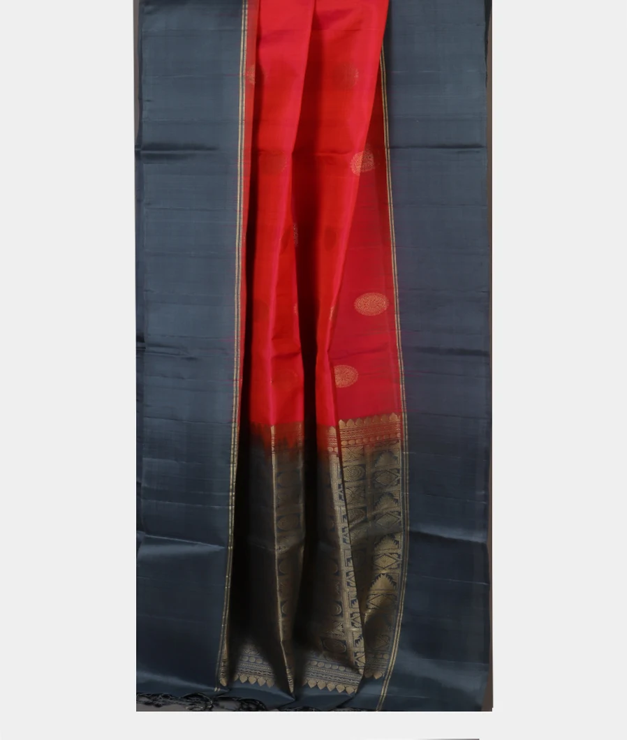 Pinkish Orange Soft Silk Saree T3729972