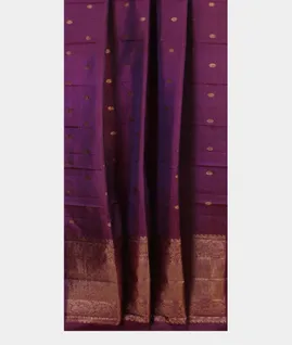 Purple Handwoven Kanjivaram Silk Dupatta T4592822