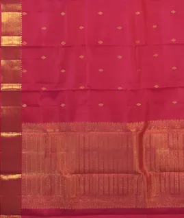 Magenta Handwoven Kanjivaram Silk Dupatta T4592853
