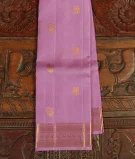Lavender Handwoven Kanjivaram Silk Dupatta T4592611