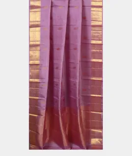Lavender Handwoven Kanjivaram Silk Dupatta T4592612