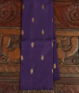 Purple Handwoven Kanjivaram Silk Dupatta T4198101