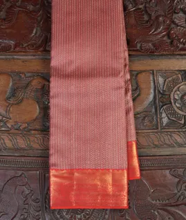 Brown Handwoven Kanjivaram Silk Saree T4278401