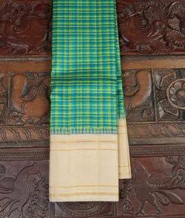 Multicolour Handwoven Kanjivaram Silk Saree T4563511