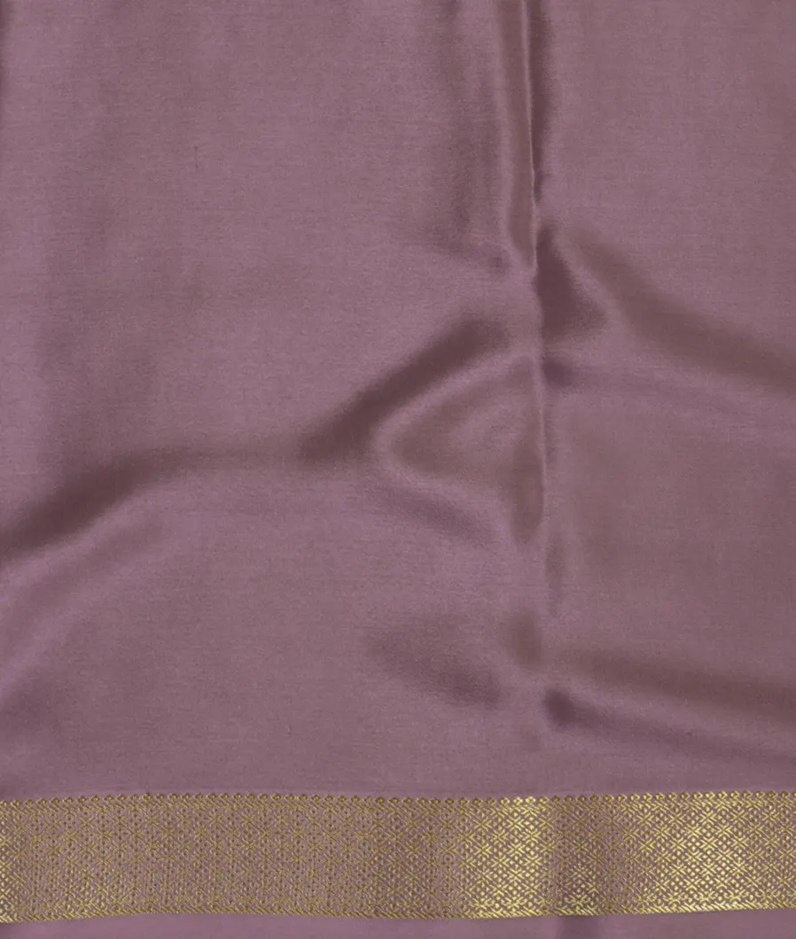Lavender Mysore Crepe Silk Saree T4620093