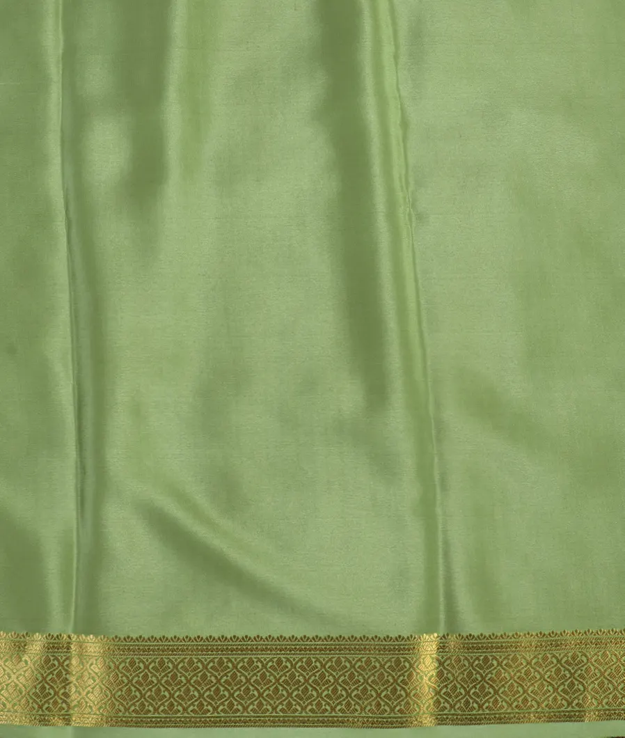 Green Mysore Crepe Silk Saree T4620153