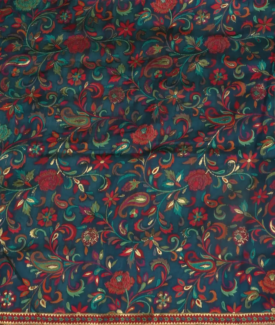 Green Mysore Crepe Silk Saree T4620124