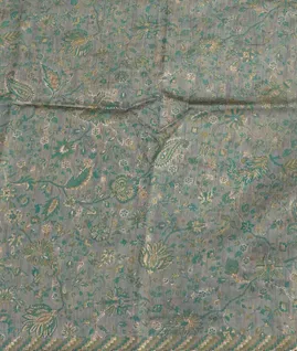 Bottle Green Mysore Crepe Silk Saree T4620034