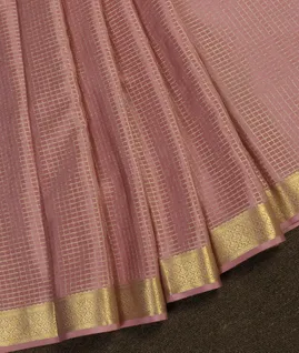 Pink Mysore Crepe Silk Saree T4620185