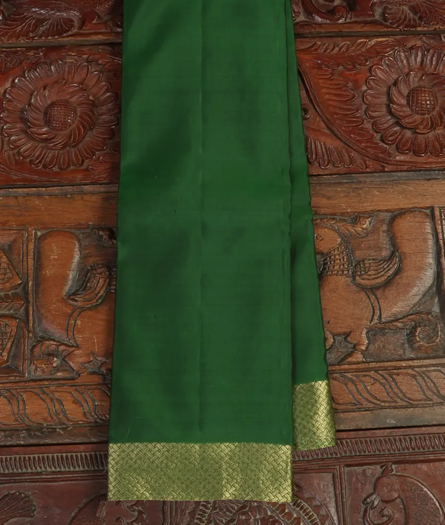 Green Soft Silk Saree T442165-image