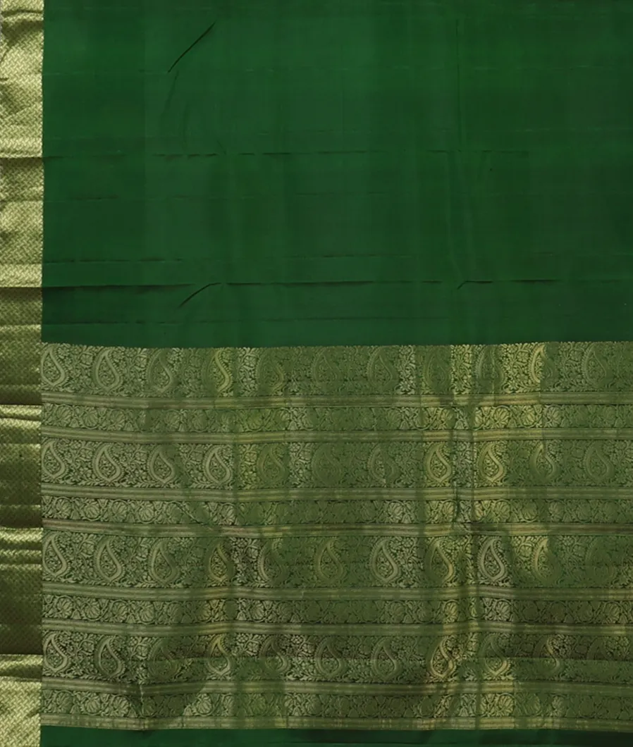 Green Soft Silk Saree T4421654