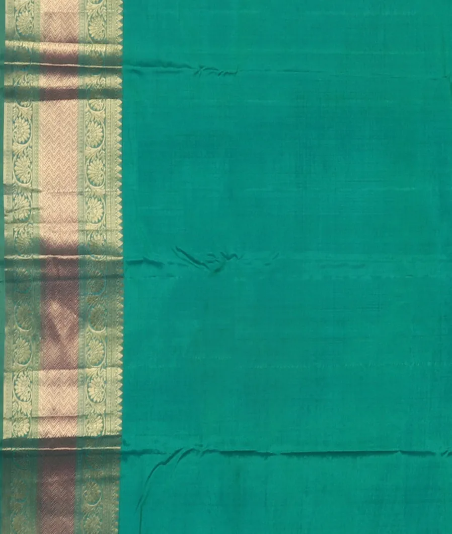 Green Soft Silk Saree T4382463