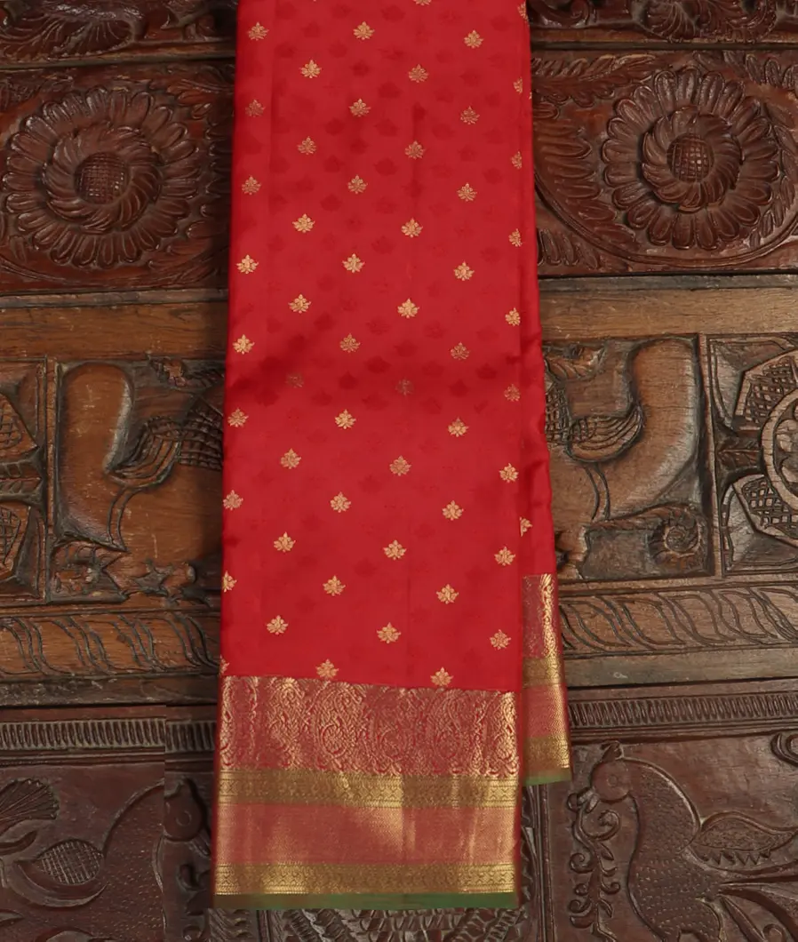Red Soft Silk Saree T449853-image