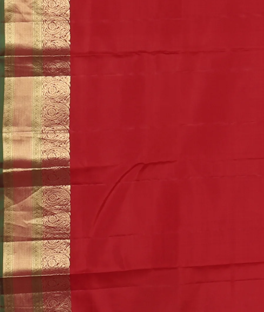 Red Soft Silk Saree T4498533