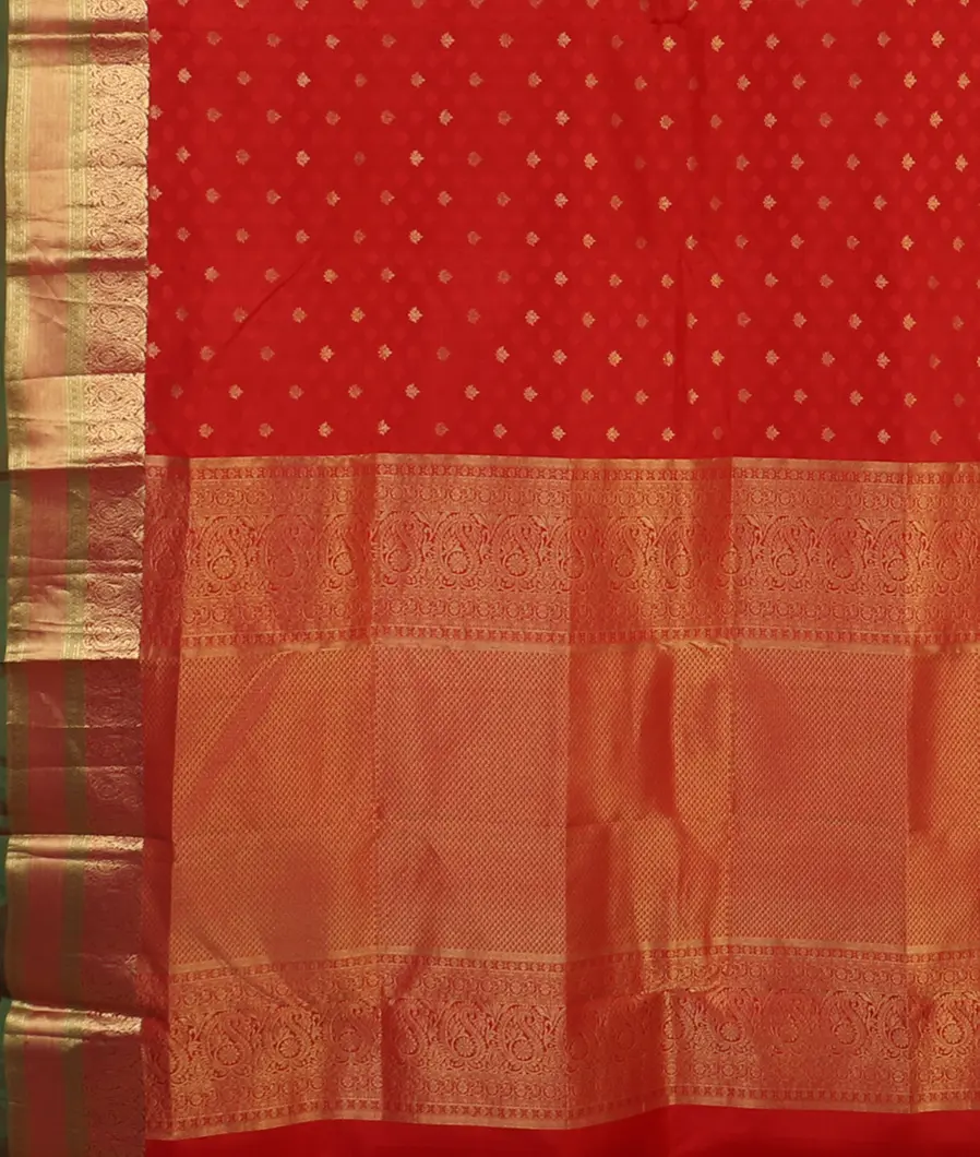 Red Soft Silk Saree T4498534