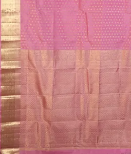 Pink Handwoven Kanjivaram Silk Saree T4566404
