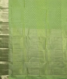 Green Handwoven Kanjivaram Silk Saree T4566324