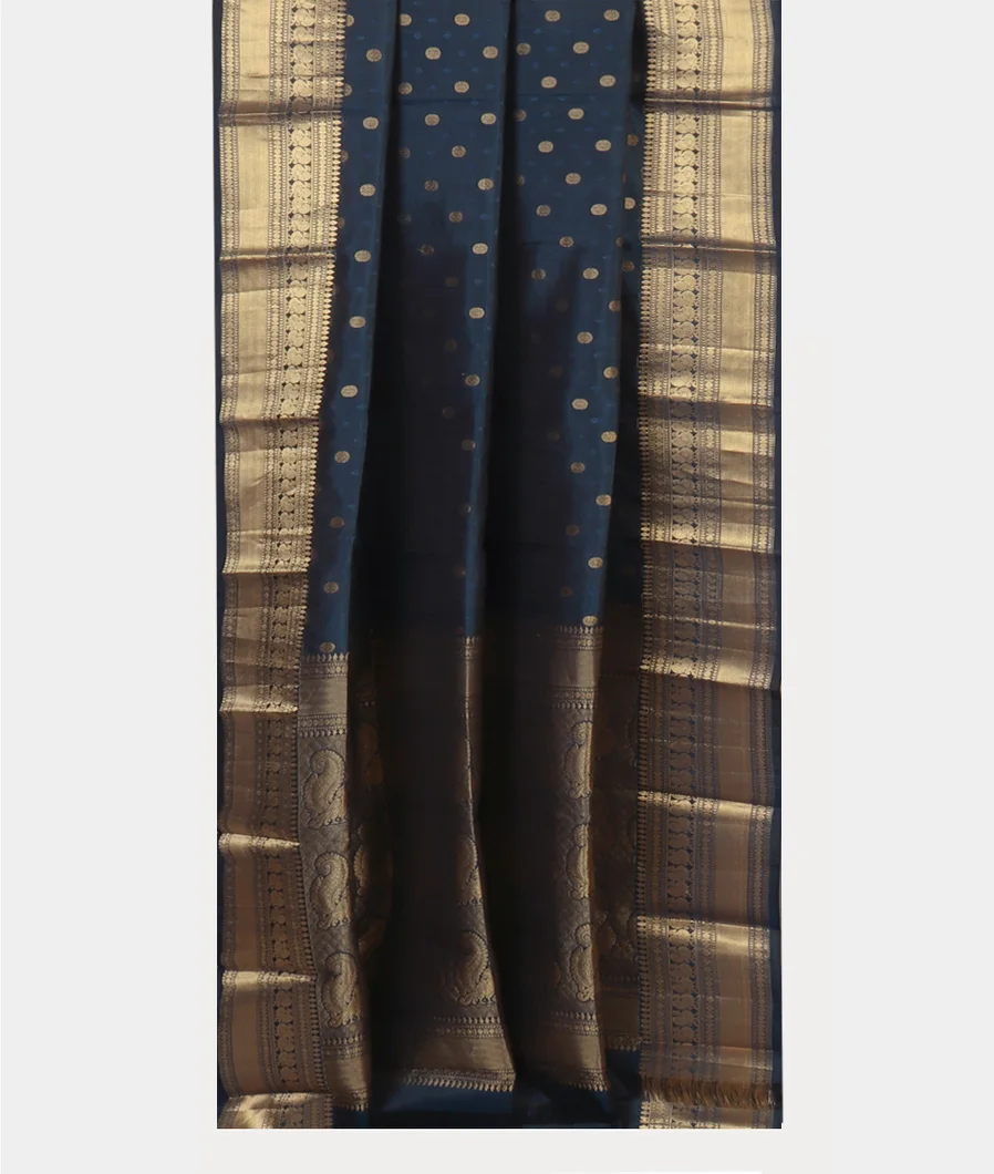 Blue Soft Silk Saree T4275132