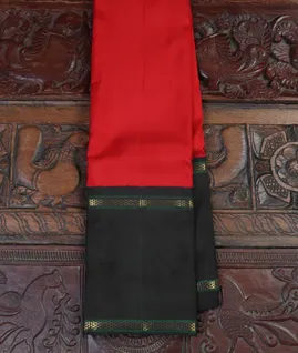 Red Handwoven Kanjivaram Silk Saree T4552331