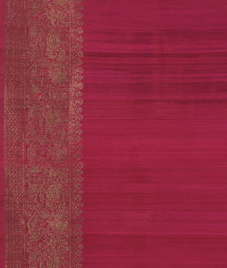 Purple Banaras Tussar Saree T4465913