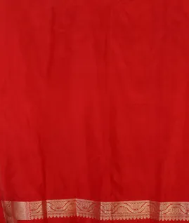 Red Banaras Silk Saree T4543963