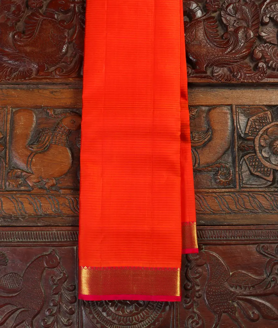Orange Soft Silk Saree T442338-image