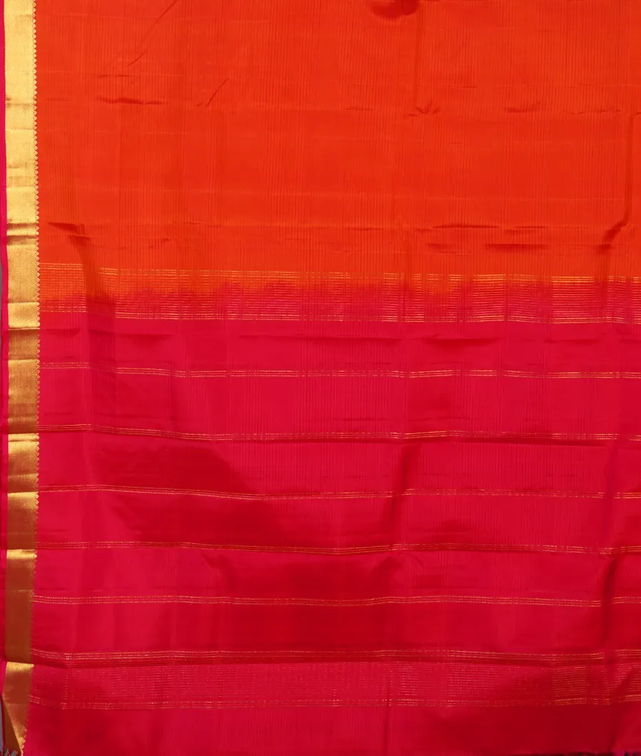 Orange Soft Silk Saree T4423384