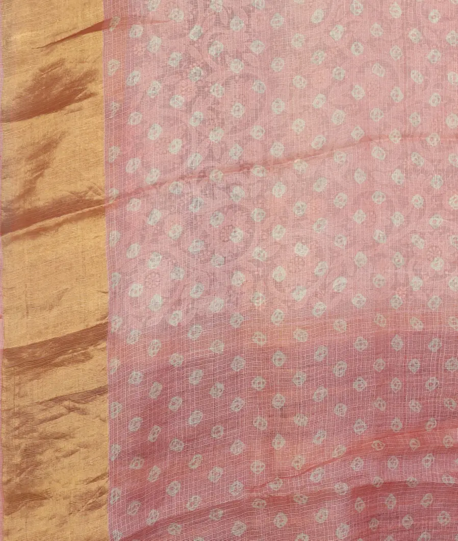 White Silk Kota Embroidery Saree T4630213