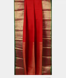 Red Soft Silk Saree T4372802