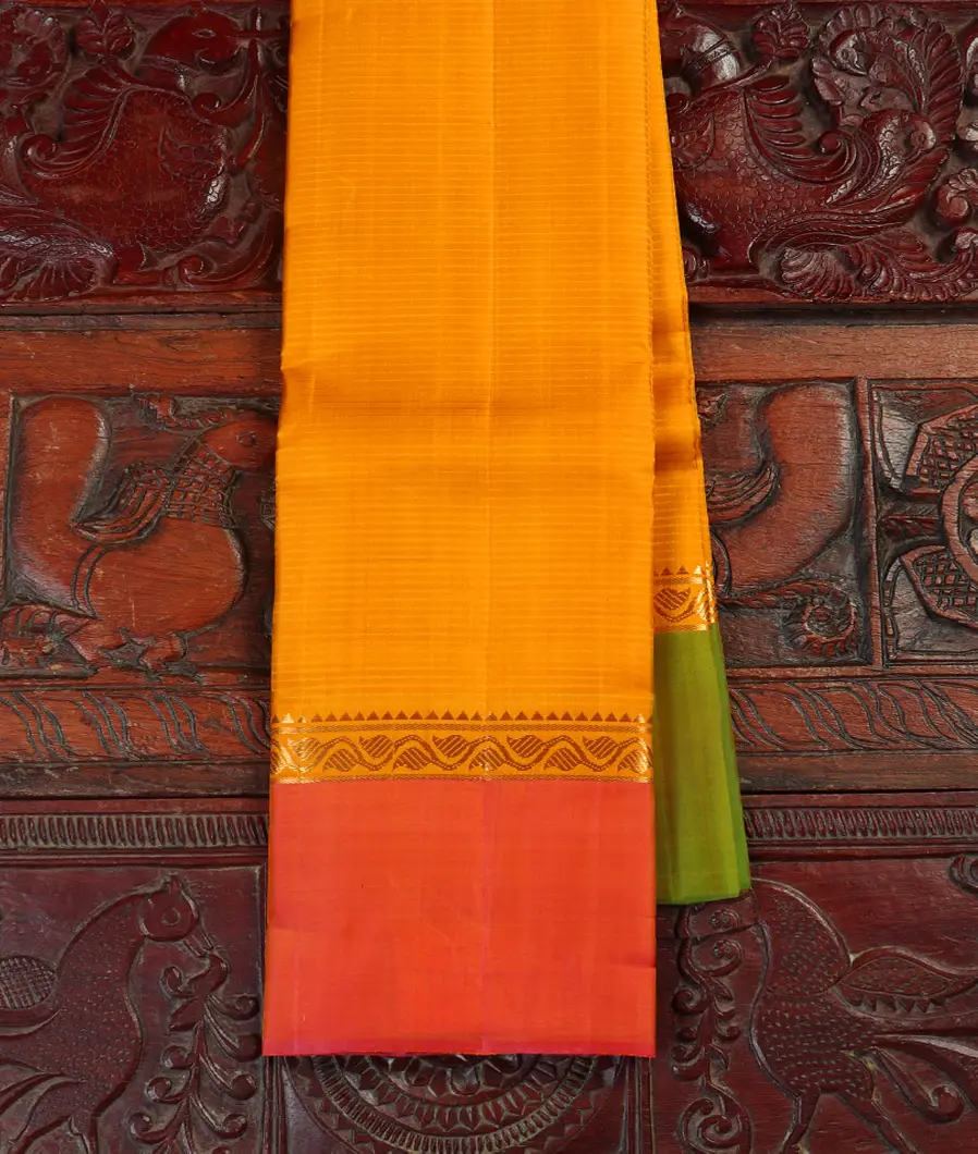 Yellow Soft Silk Saree T442325-image