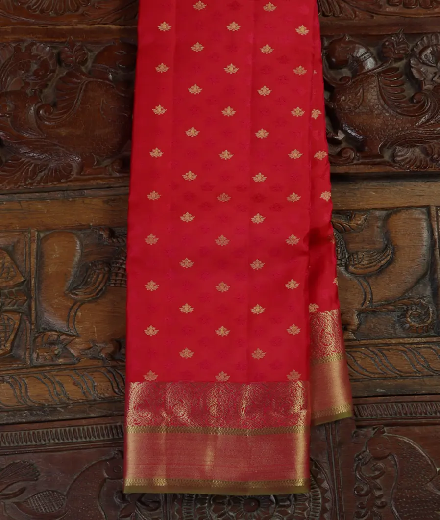 Red Soft Silk Saree T463286-image