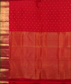 Red Soft Silk Saree T4632864