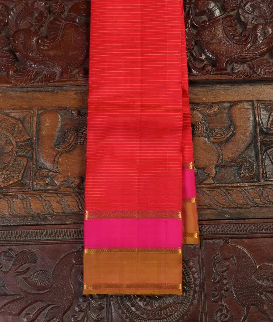 Red Soft Silk Saree T372884-image