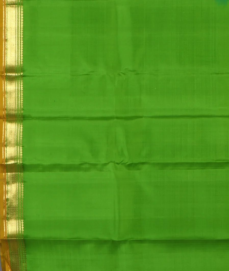 Green Soft Silk Saree T4424413