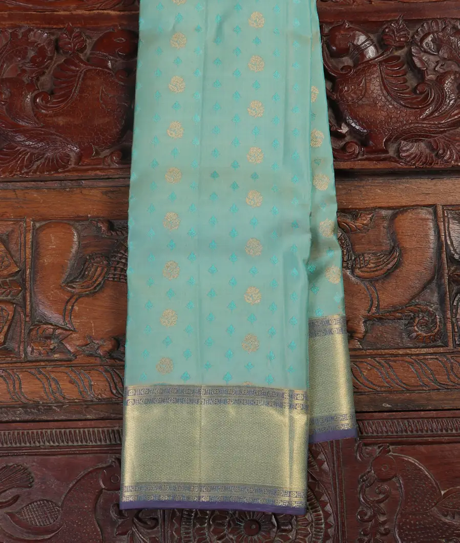 Light Blue Soft Silk Saree T463265-image