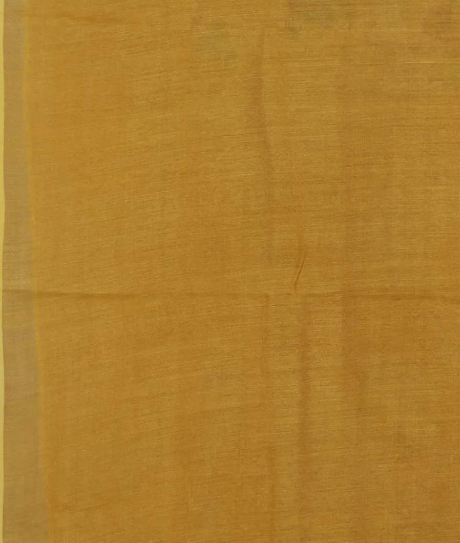 Yellow Tissue Tussar Printed Saree T4645023