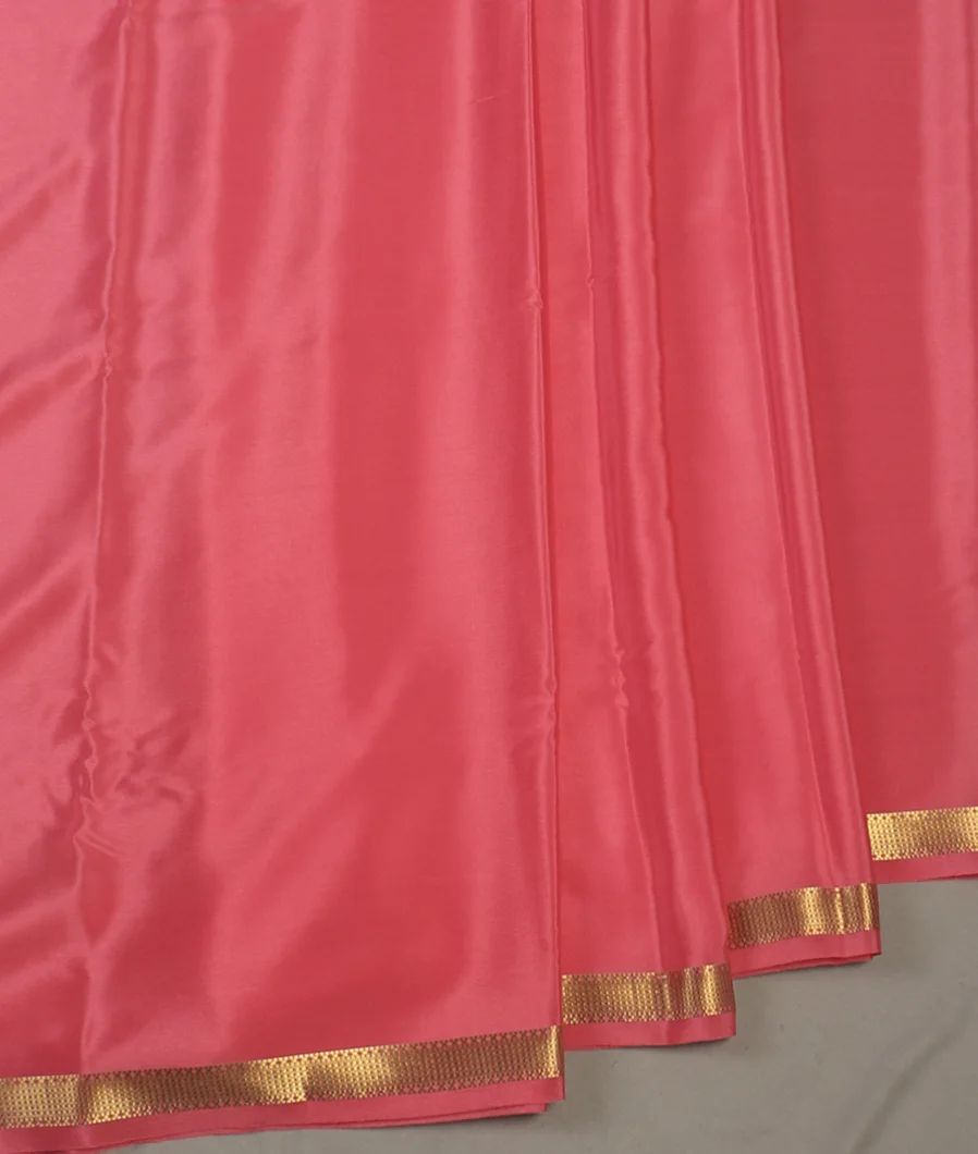 Pink Mysore Crepe Silk Saree T4620045