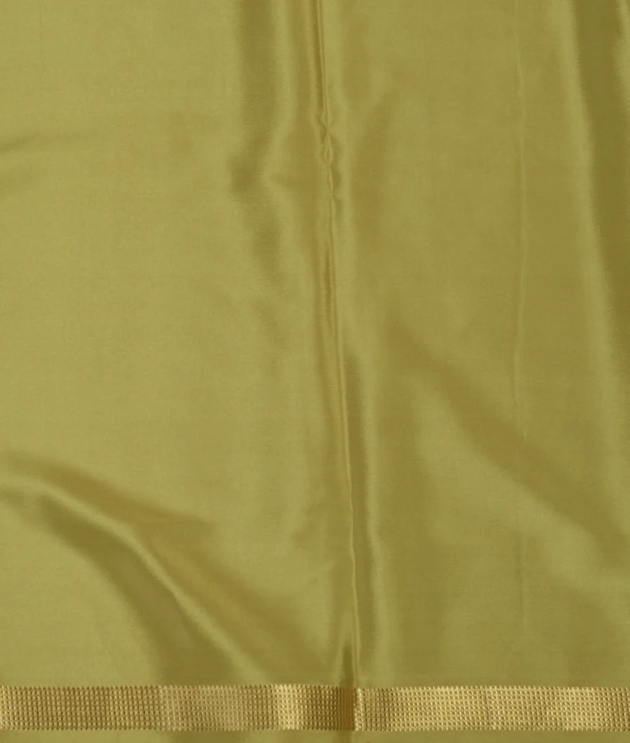 Green Mysore Crepe Silk Saree T4620053