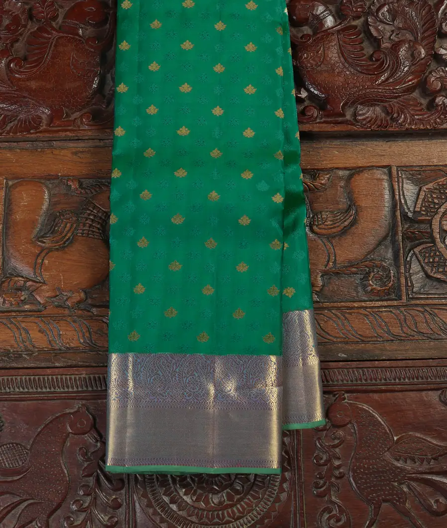 Green Soft Silk Saree T463288-image