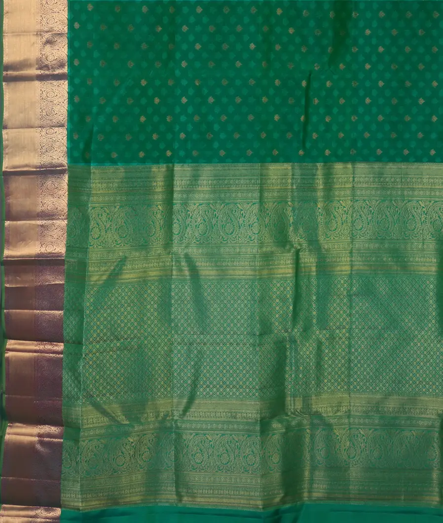 Green Soft Silk Saree T4632884