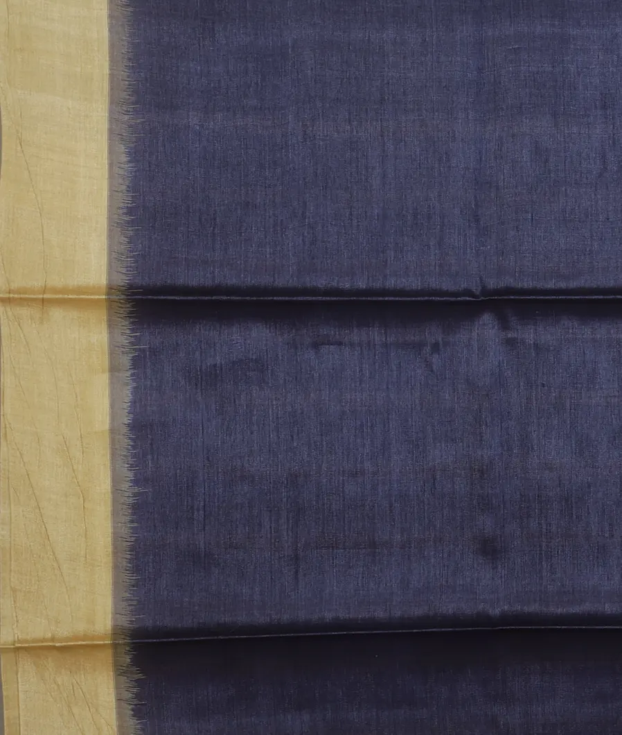 Blue Woven Tussar Saree T3823473