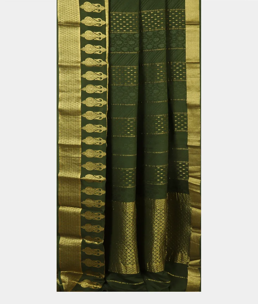 Green Crepe Silk Saree T1789812