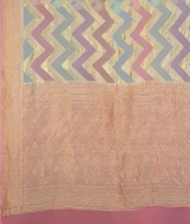 Multicolour Banaras Georgette Silk Saree T4598414