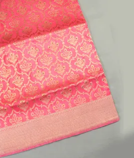 Pink Banaras Silk Saree T4596671