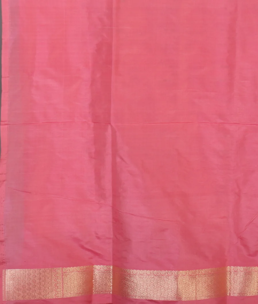 Pink Banaras Silk Saree T4596673