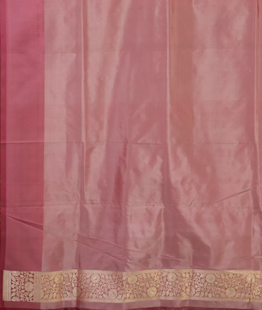 Beige Banaras Silk Saree T4606893