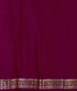 Purple Pink Banaras Silk Saree T427141 -13